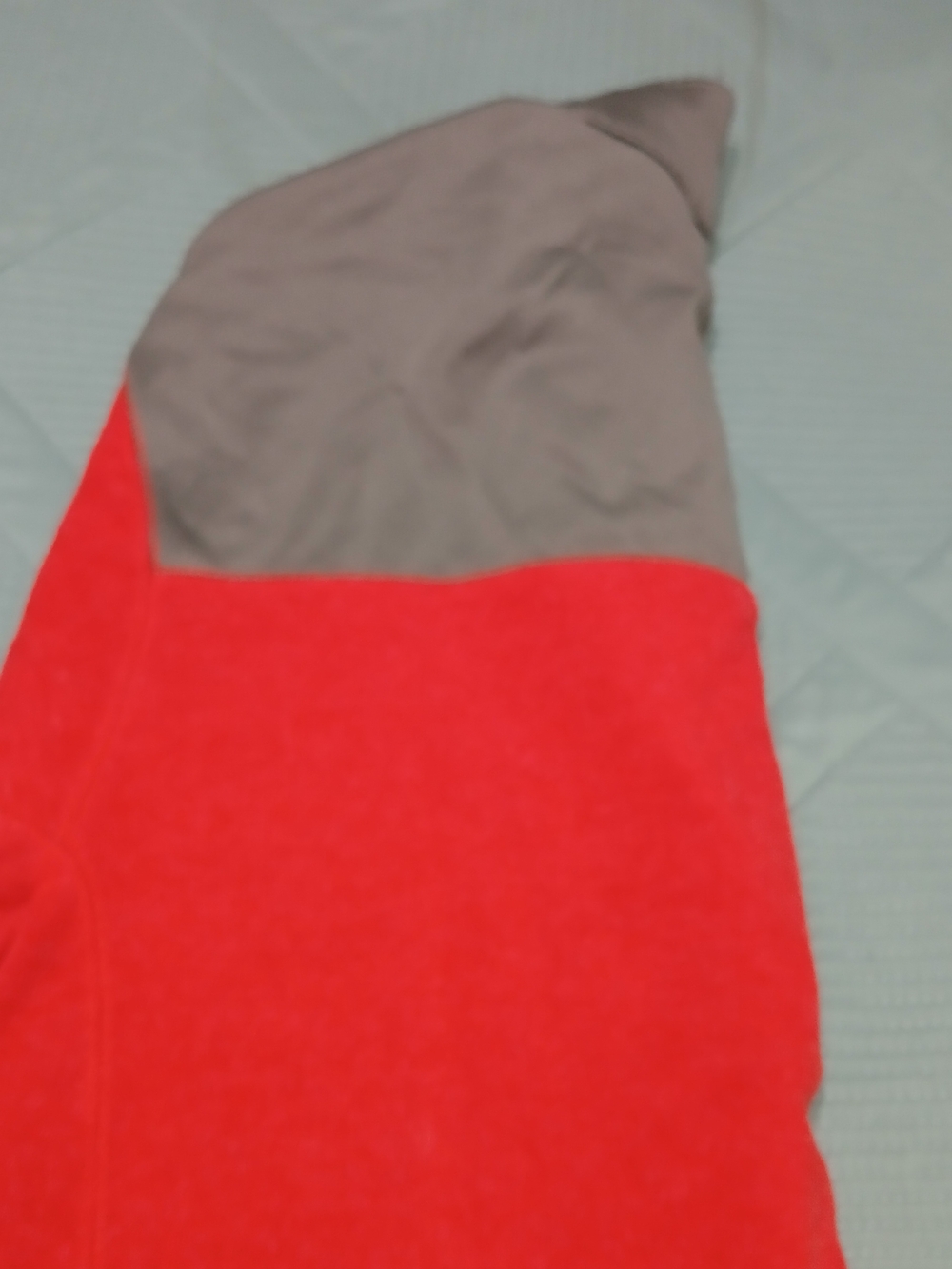Columbia Men’s Red Gray 1/4 Zip Fleece Pullover Outdoors Sherpa Collar Large - Picture 8 of 8